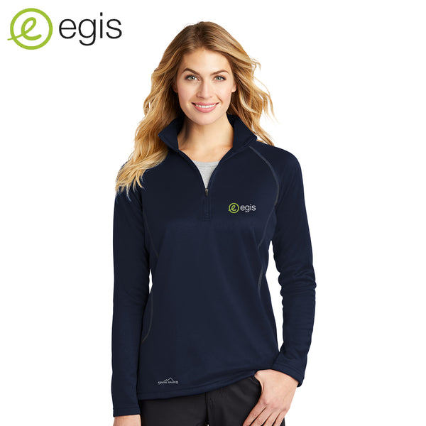 egis - EB237 Eddie Bauer® Ladies Smooth Fleece 1/2-Zip