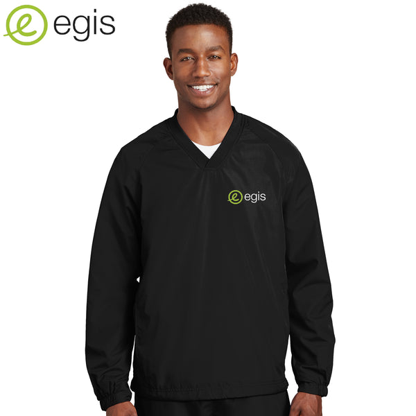 egis - JST72 Sport-Tek® V-Neck Raglan Wind Shirt