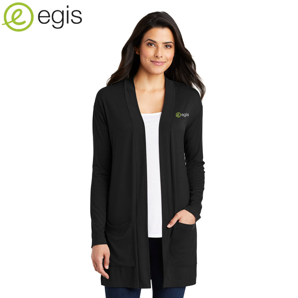 egis - LK5434 Port Authority ® Ladies Concept Long Pocket Cardigan